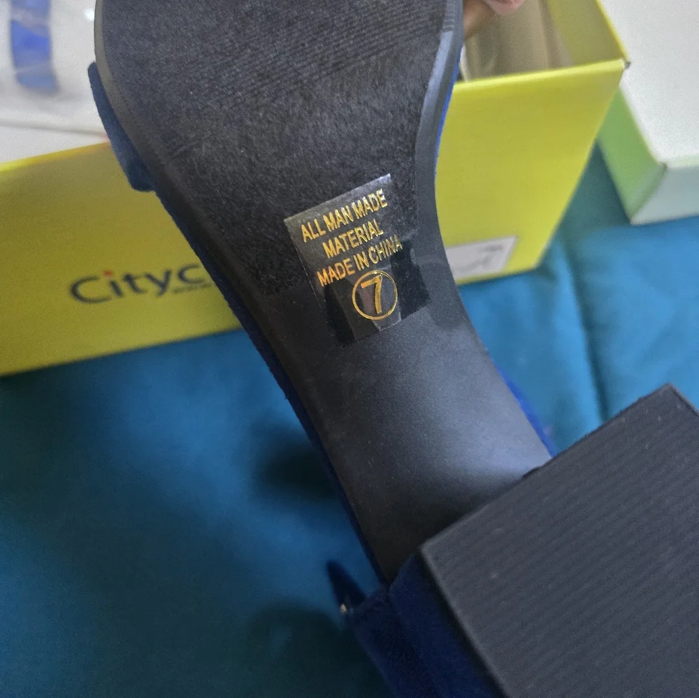 Cityclassified Women's Blue Sandals - Picture 4 of 7